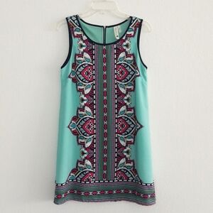 PINK OWL Sleeveless Patterned Dress NWOT